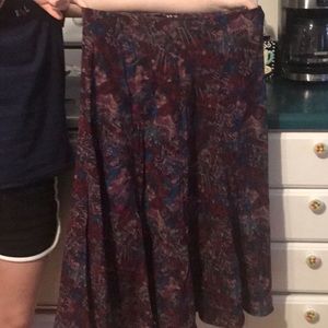 Richly colored skirt by Christopher Banks. 6P. New